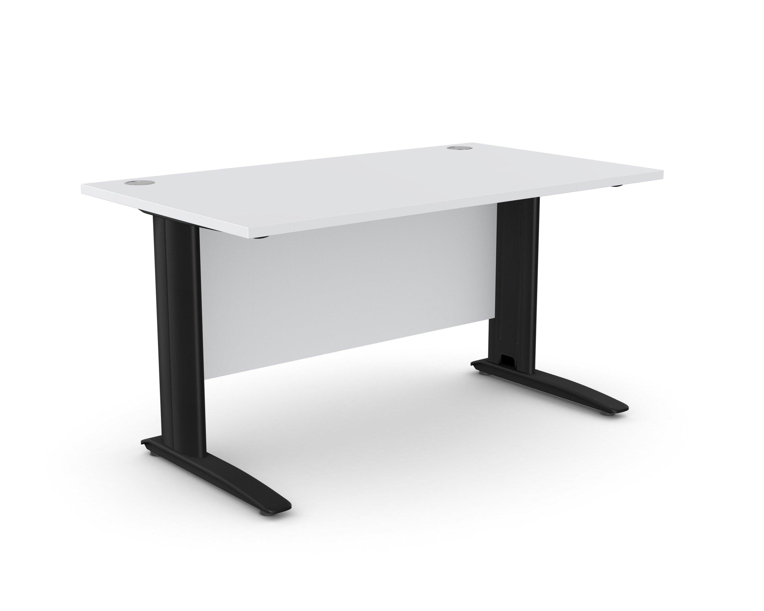 Biroja galds ARETH STANDARD, ar nosegpaneli-Ergostock