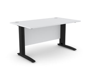 Biroja galds ARETH STANDARD, ar nosegpaneli-Ergostock