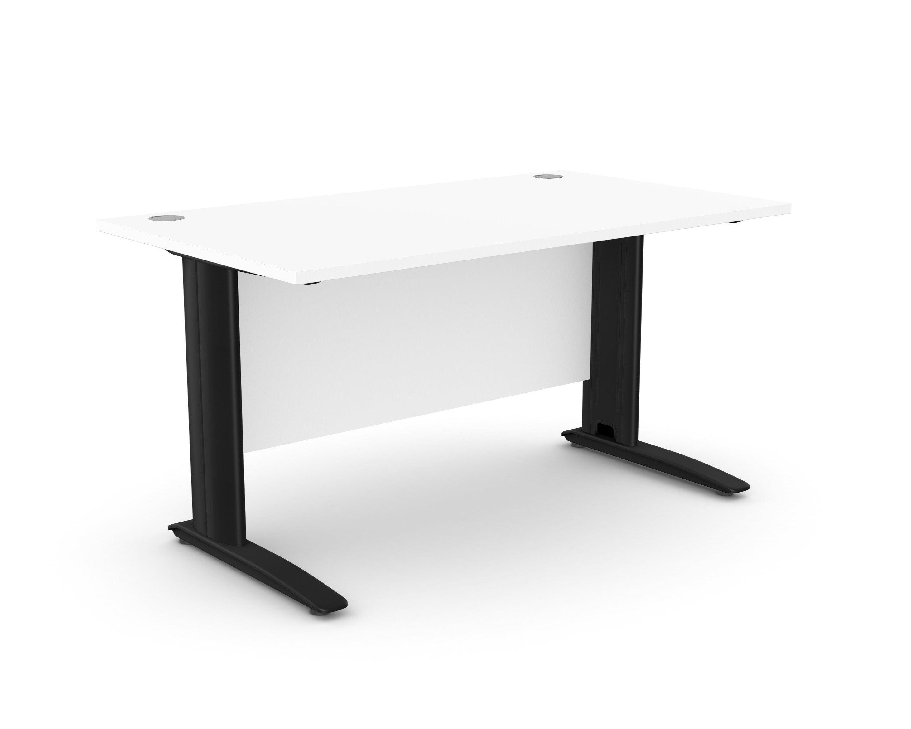 Biroja galds ARETH STANDARD, ar nosegpaneli-Ergostock