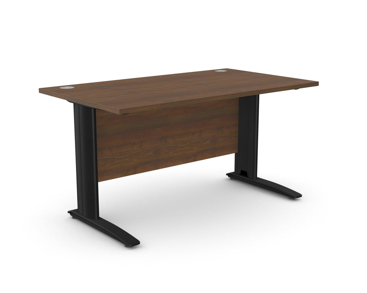 Biroja galds ARETH STANDARD, ar nosegpaneli-Ergostock