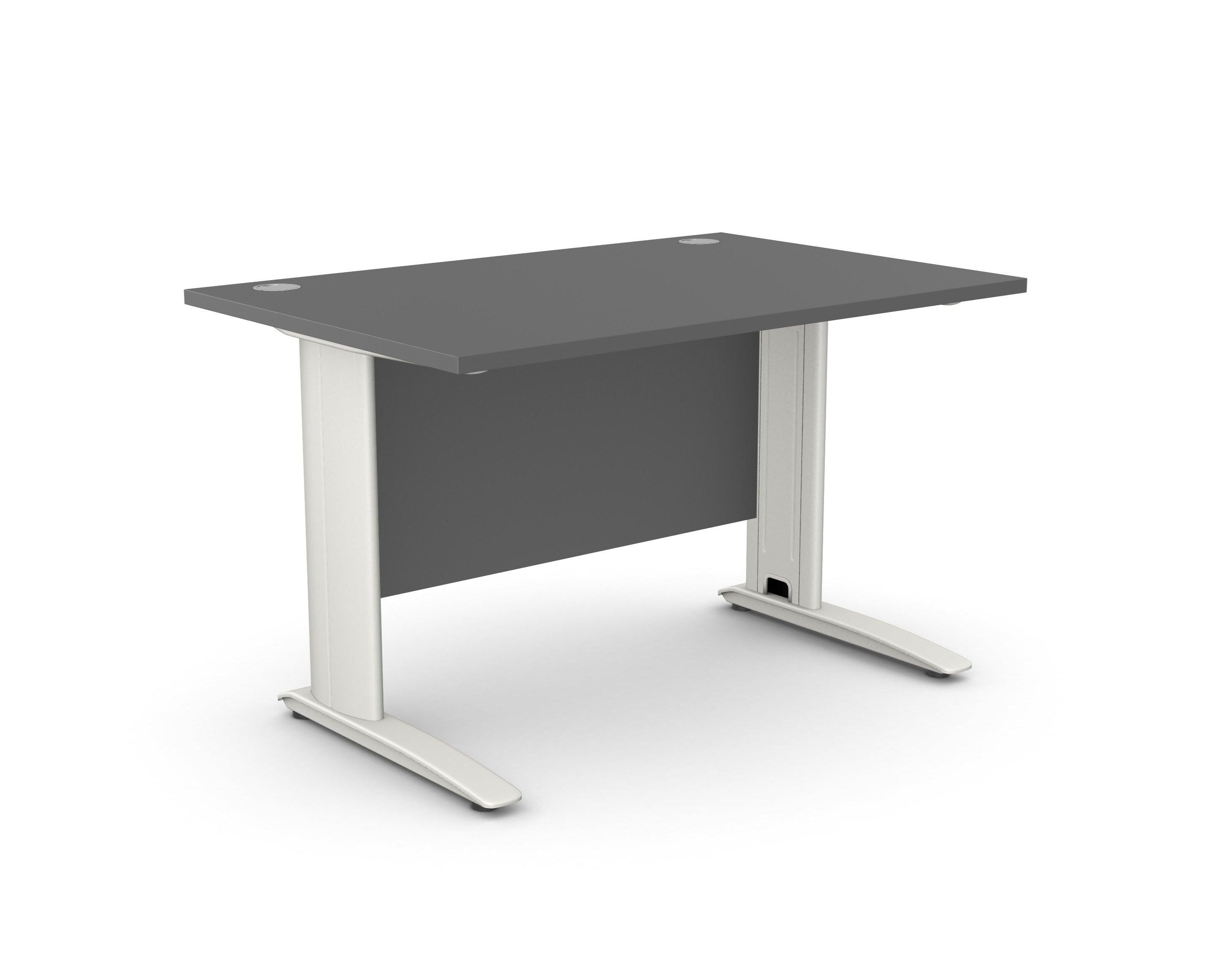 Biroja galds ARETH STANDARD, ar nosegpaneli-Ergostock