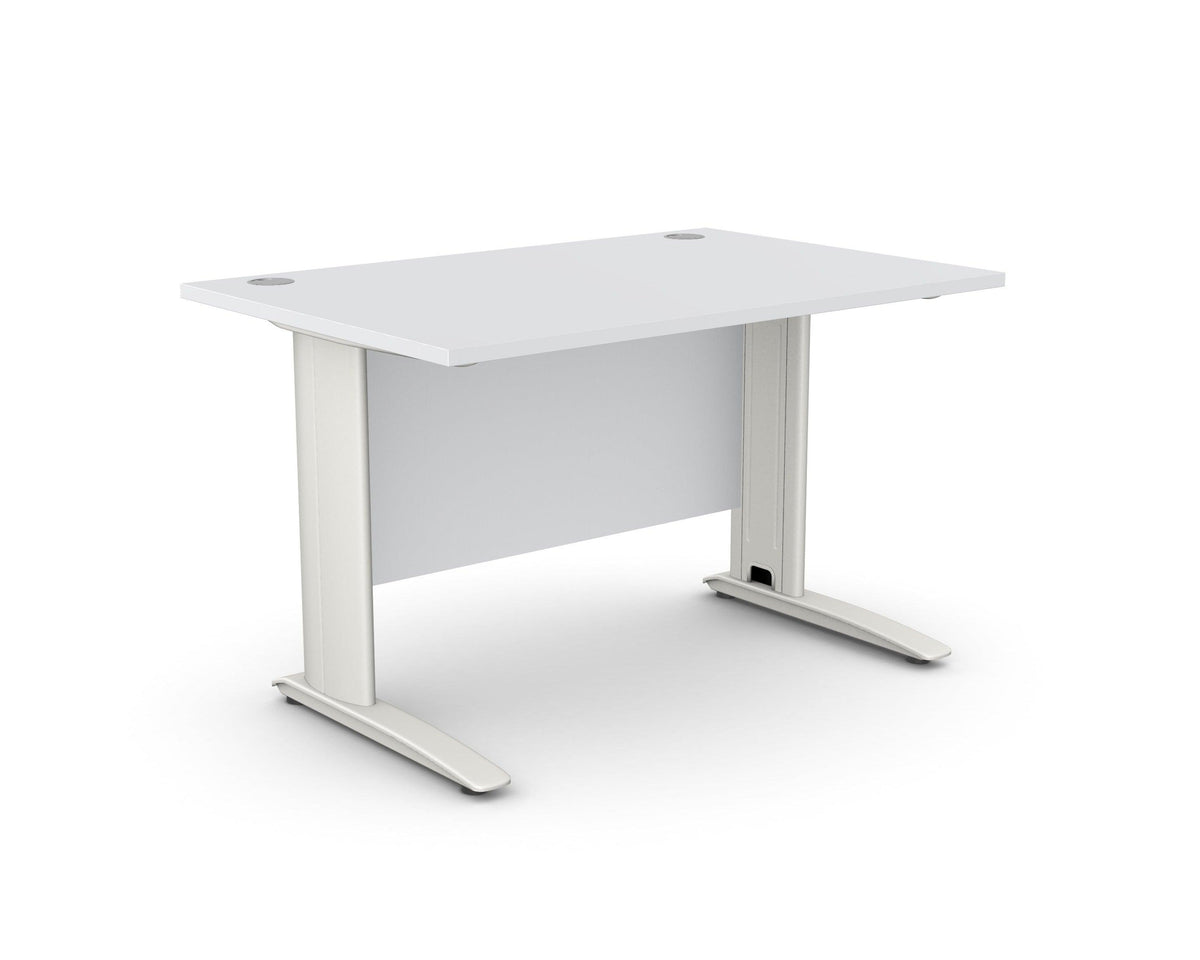 Biroja galds ARETH STANDARD, ar nosegpaneli-Ergostock