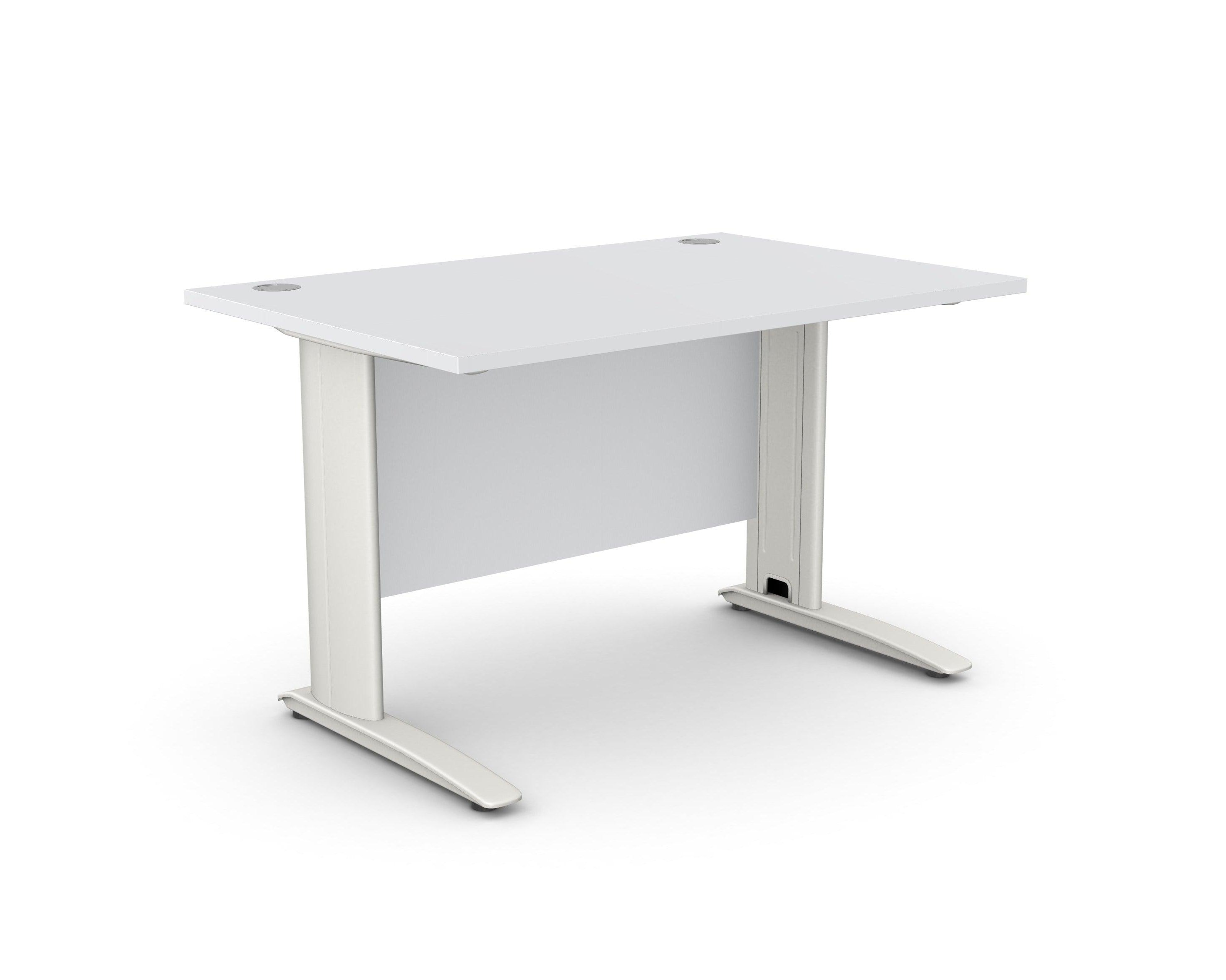 Biroja galds ARETH STANDARD, ar nosegpaneli-Ergostock