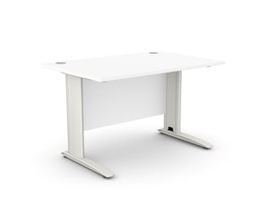 Biroja galds ARETH STANDARD, ar nosegpaneli-Ergostock