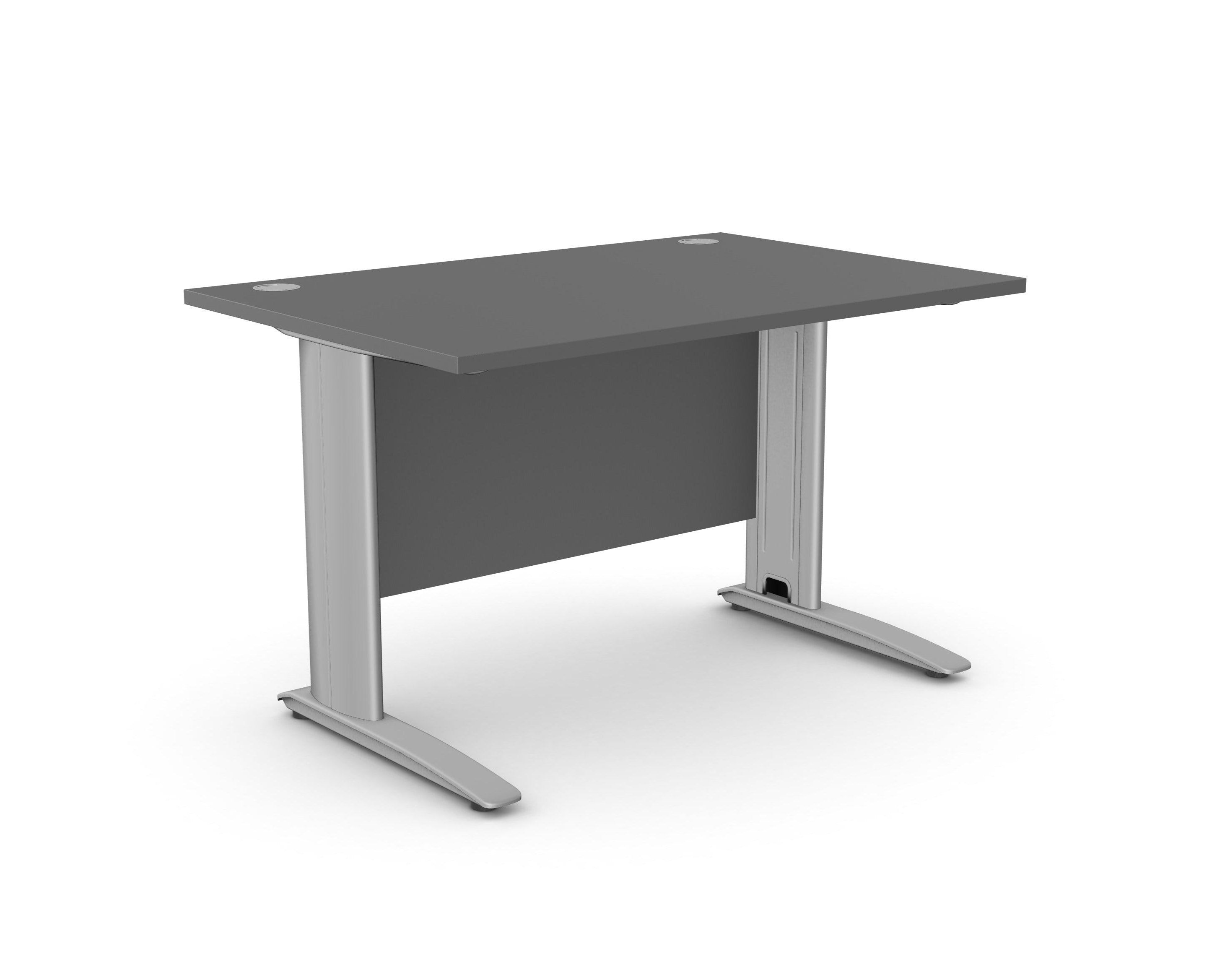 Biroja galds ARETH STANDARD, ar nosegpaneli-Ergostock