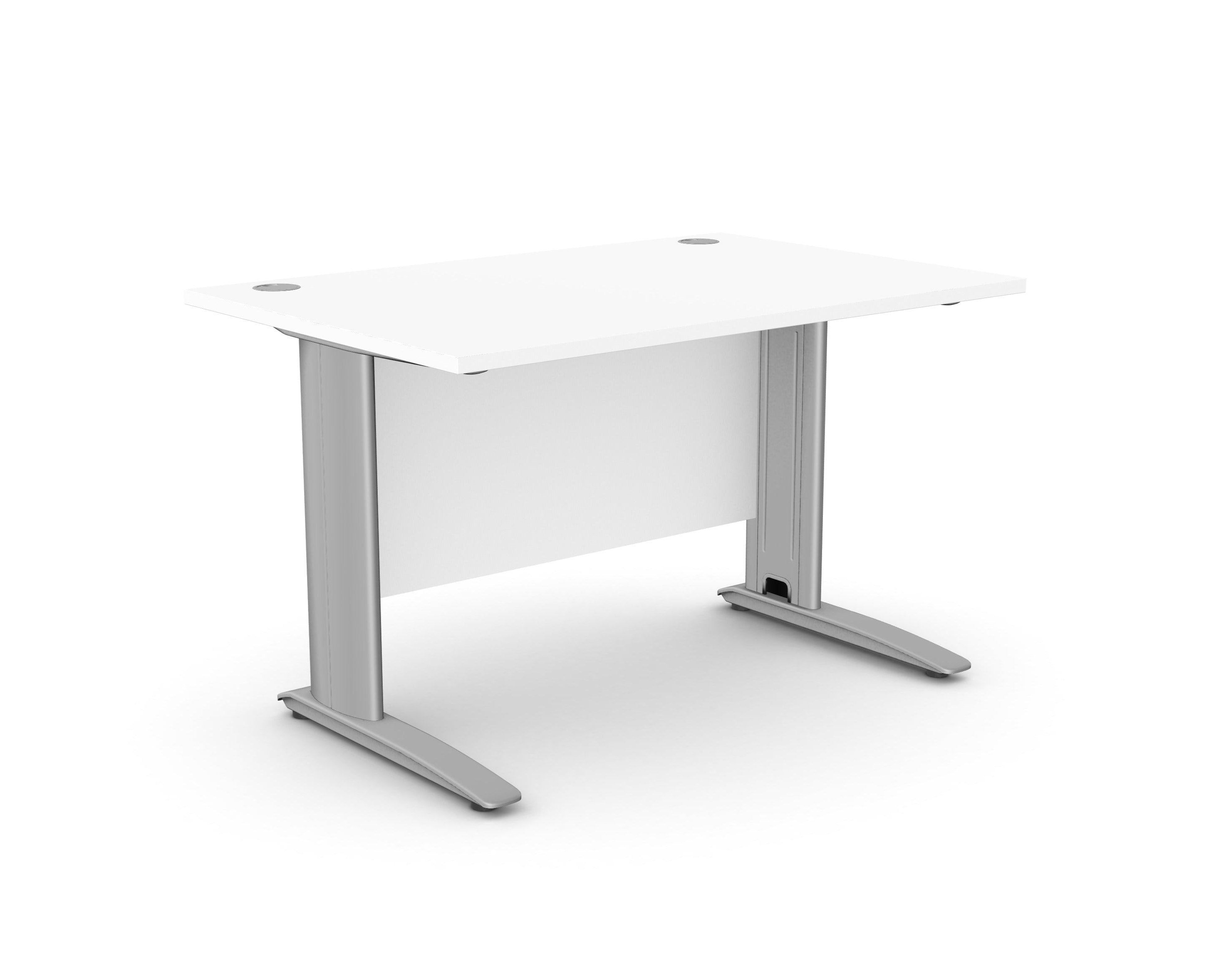 Biroja galds ARETH STANDARD, ar nosegpaneli-Ergostock