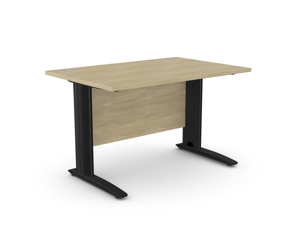 Biroja galds ARETH STANDARD, ar nosegpaneli-Ergostock