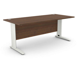Biroja galds ARETH STANDARD, ar nosegpaneli-Ergostock