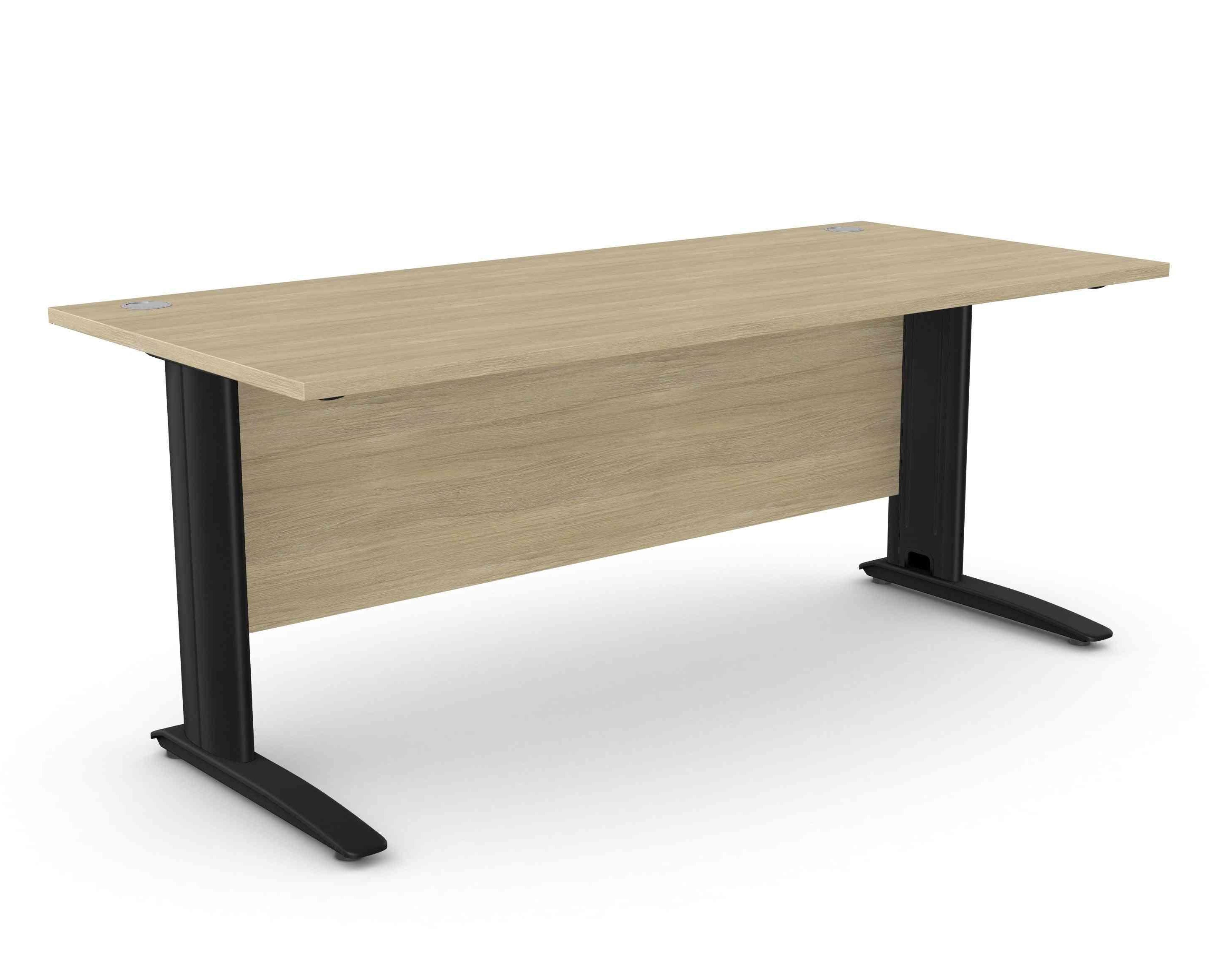 Biroja galds ARETH STANDARD, ar nosegpaneli-Ergostock
