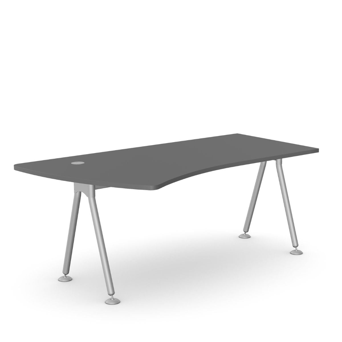 Biroja galds K2 ELEGANCE ONE, 180 x 80 cm, konfigurējams - Ergostock.lv