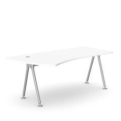 Biroja galds K2 ELEGANCE ONE, 180 x 80 cm, konfigurējams - Ergostock.lv