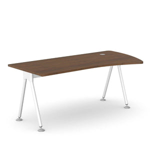 Biroja galds K2 ELEGANCE ONE, 180 x 80 cm, konfigurējams - Ergostock.lv