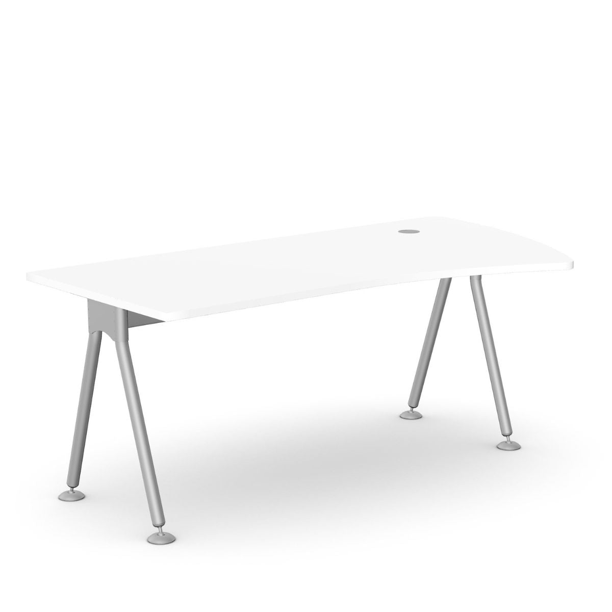 Biroja galds K2 ELEGANCE ONE, 180 x 80 cm, konfigurējams - Ergostock.lv