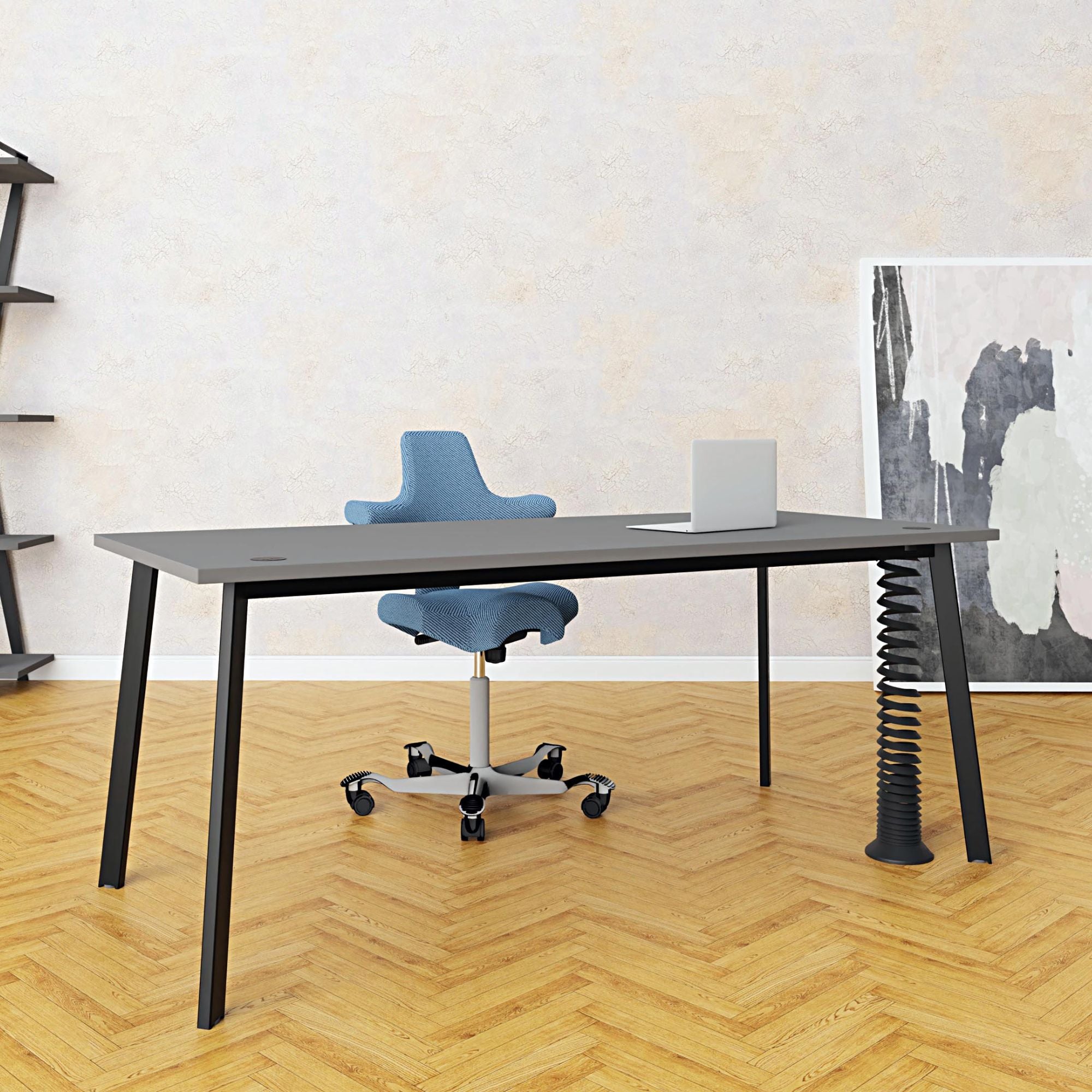 Biroja galds Malmo A forma, konfigurējams-Ergostock