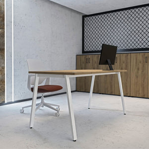 Biroja galds Malmo A forma, konfigurējams-Ergostock