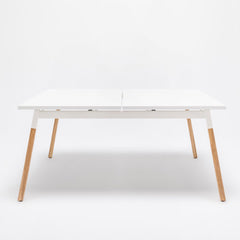 Biroja galds OGI W BENCH 2, mdd, konfigurējams - Ergostock.lv