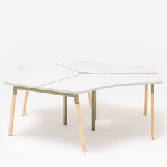 Biroja galds OGI W BENCH 3, konfigurējams - Ergostock.lv