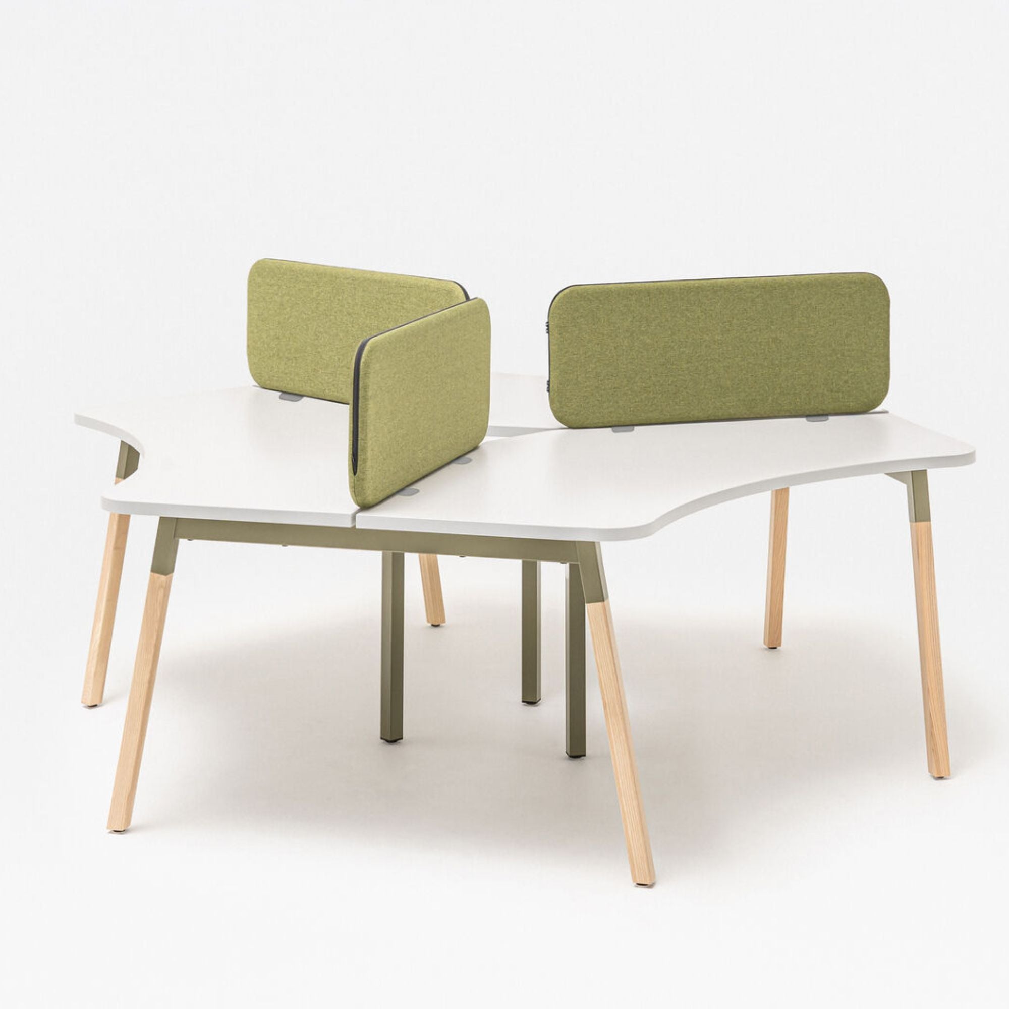 Biroja galds OGI W BENCH 3, konfigurējams - Ergostock.lv