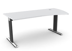 Biroja galds THEO ELEGANCE ONE, 180 x 80/100 cm - Ergostock.lv