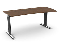 Biroja galds THEO ELEGANCE ONE, 180 x 80/100 cm - Ergostock.lv