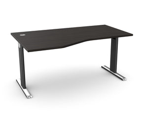 Biroja galds THEO ELEGANCE TWO, 160 x 80/100 cm - Ergostock.lv