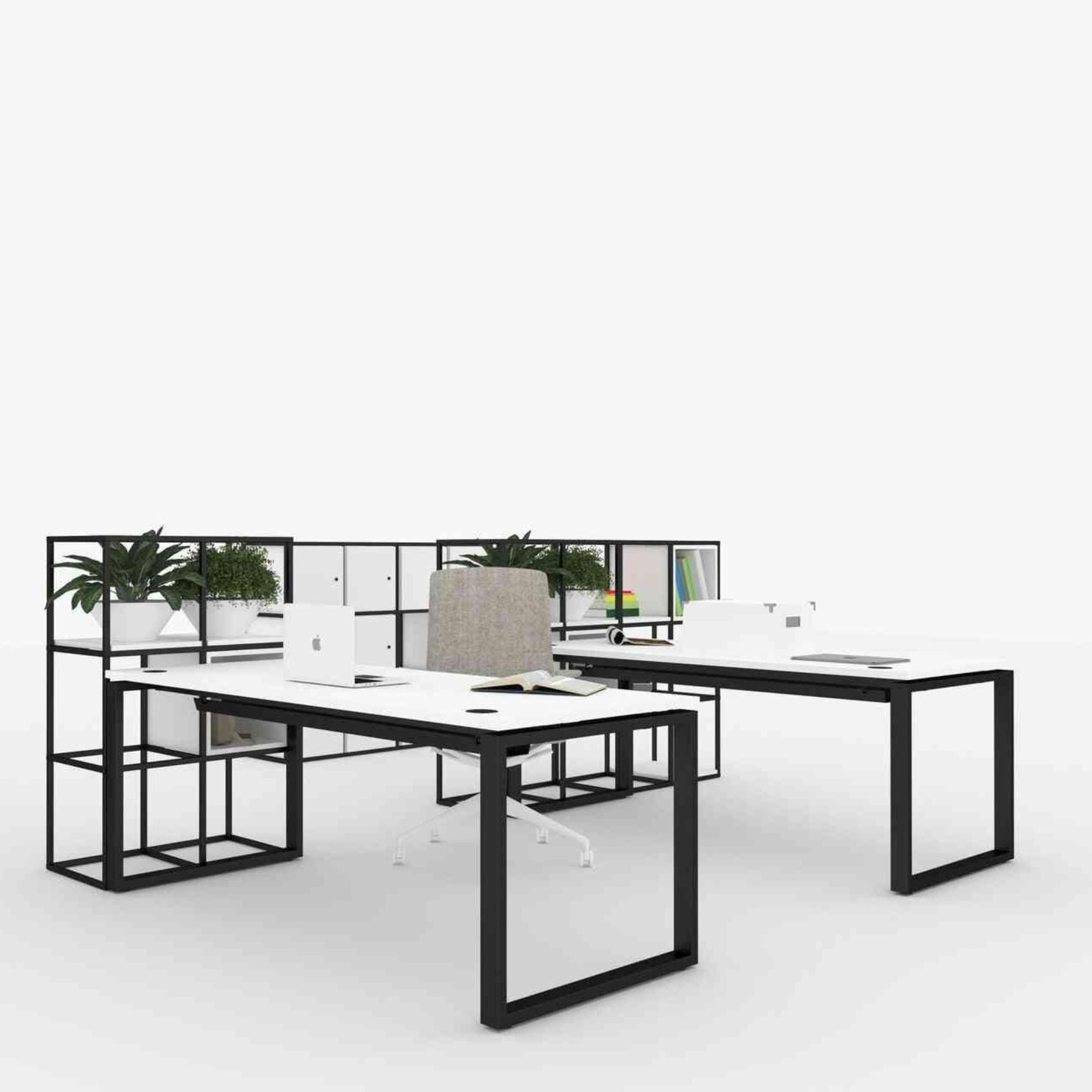 Biroja galds THEO, konfigurējams-Ergostock