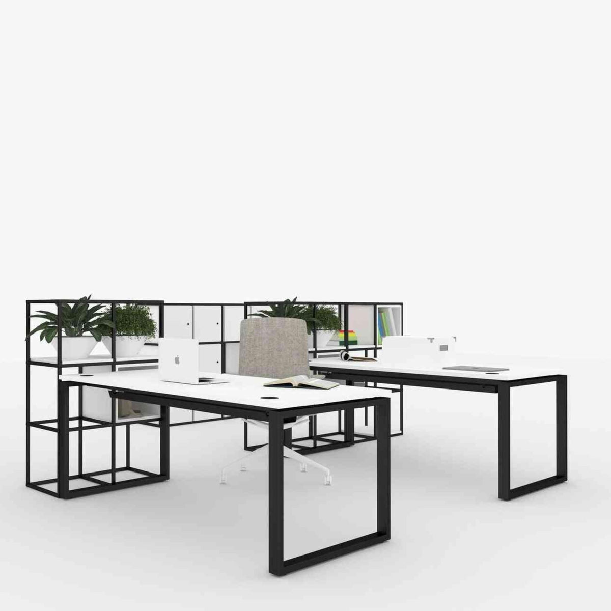 Biroja galds THEO, konfigurējams-Ergostock