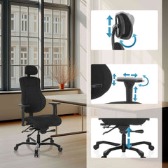 Biroja krēsls 24H/7 XXL - Ergostock.lv