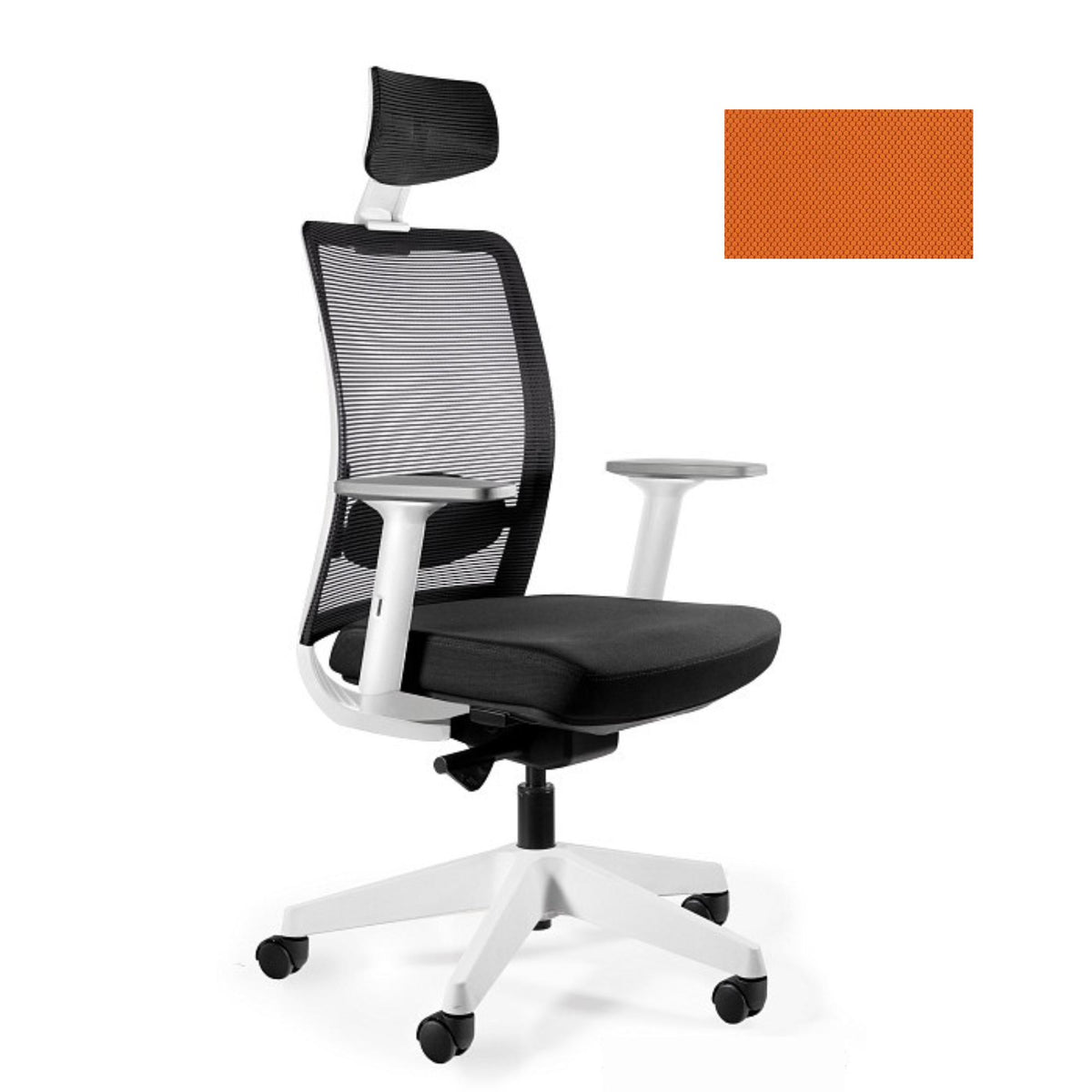 Biroja krēsls ANGGUN, balts - Ergostock.lv