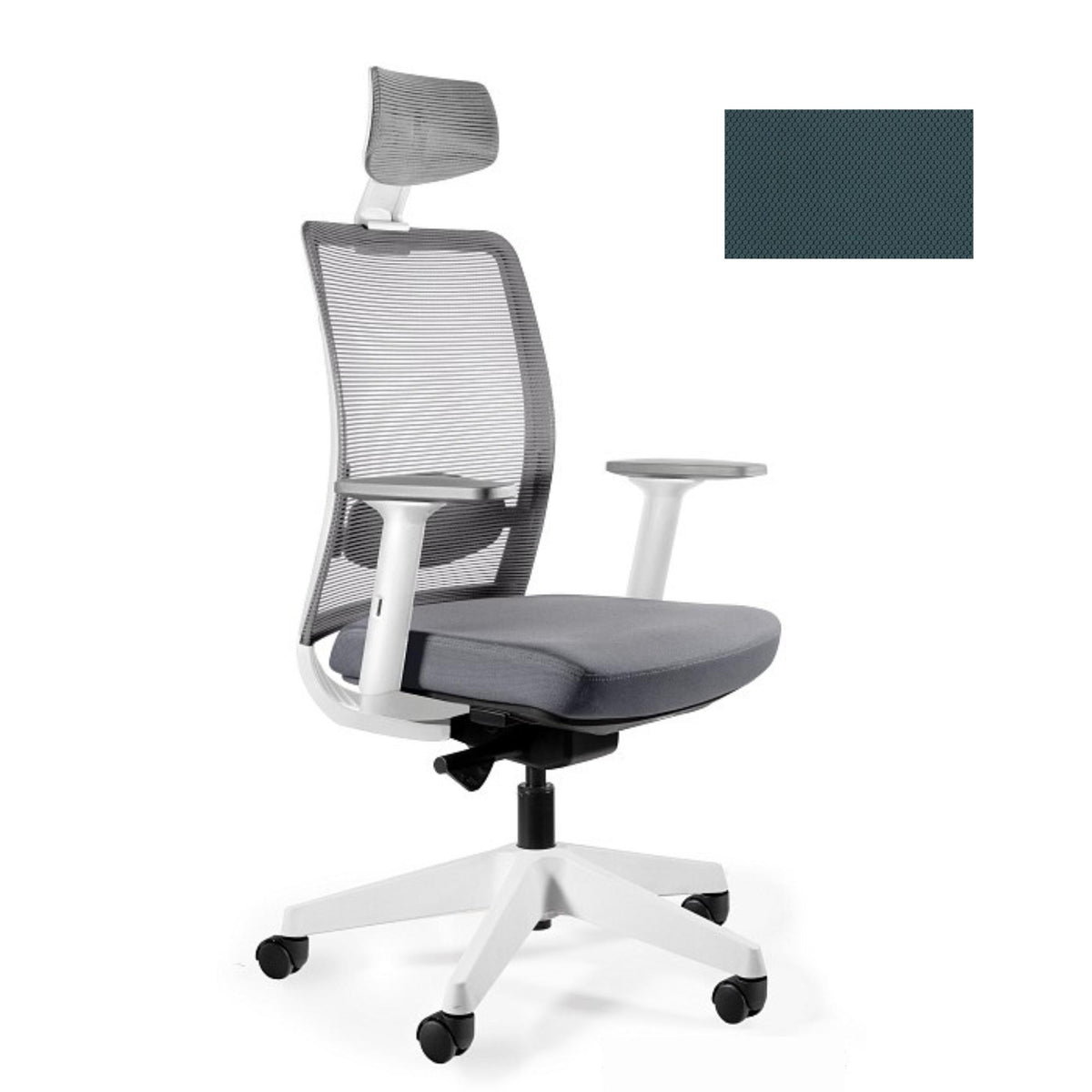 Biroja krēsls ANGGUN, balts-Ergostock