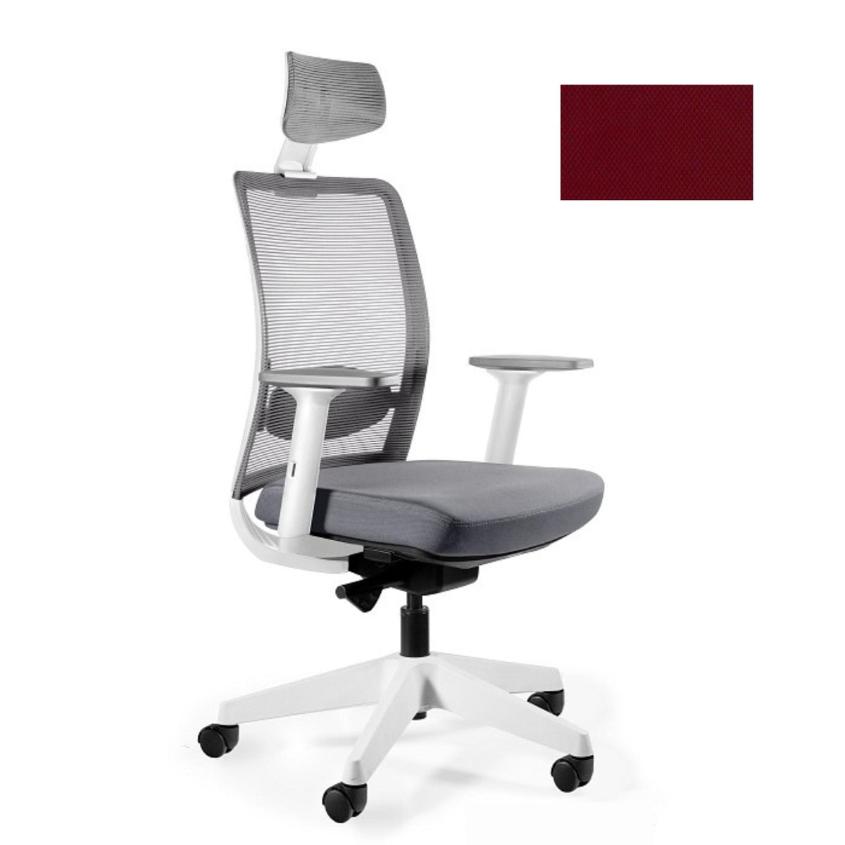 Biroja krēsls ANGGUN, balts-Ergostock