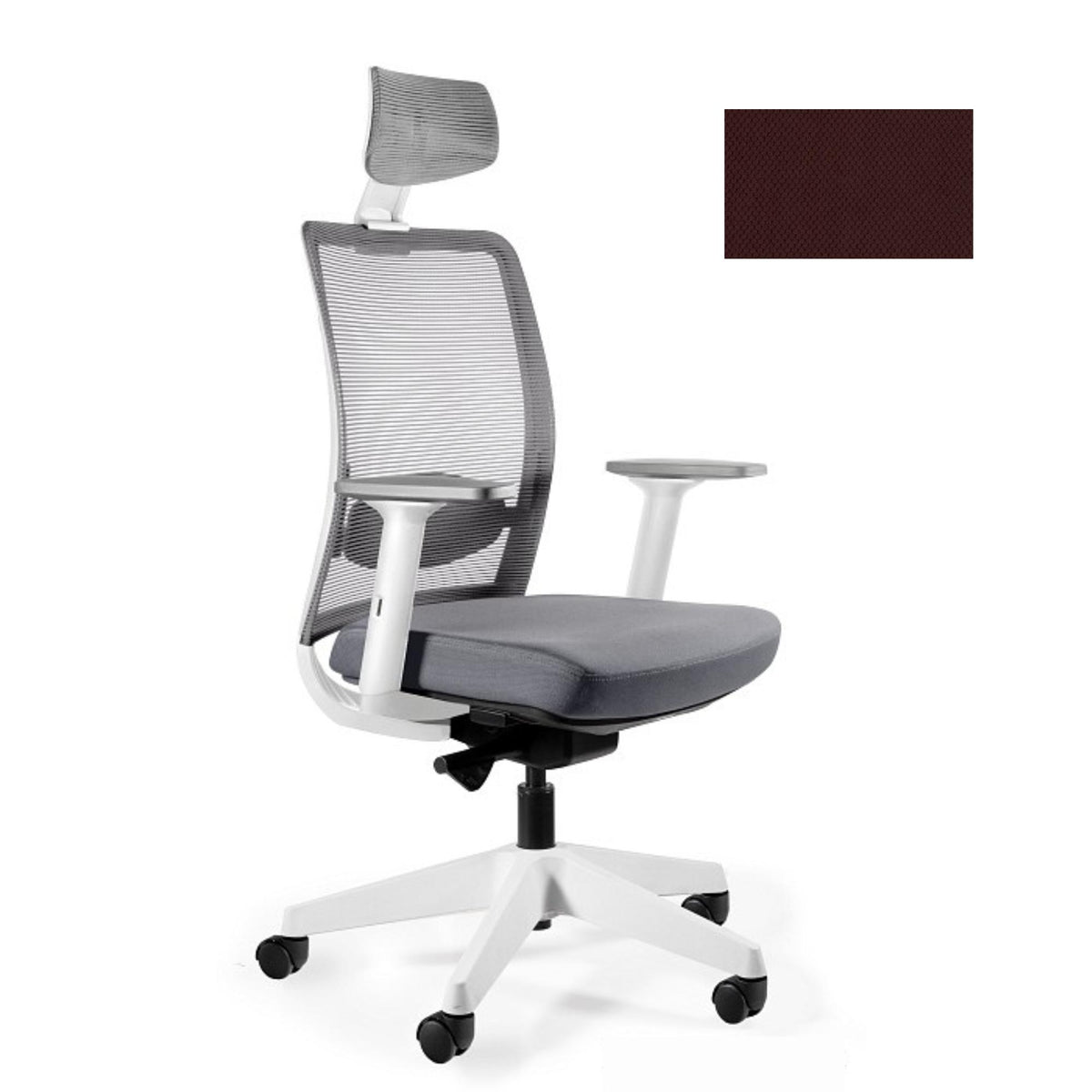 Biroja krēsls ANGGUN, balts-Ergostock