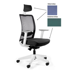 Biroja krēsls ANGGUN, balts-Ergostock