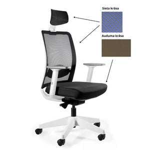 Biroja krēsls ANGGUN, balts-Ergostock
