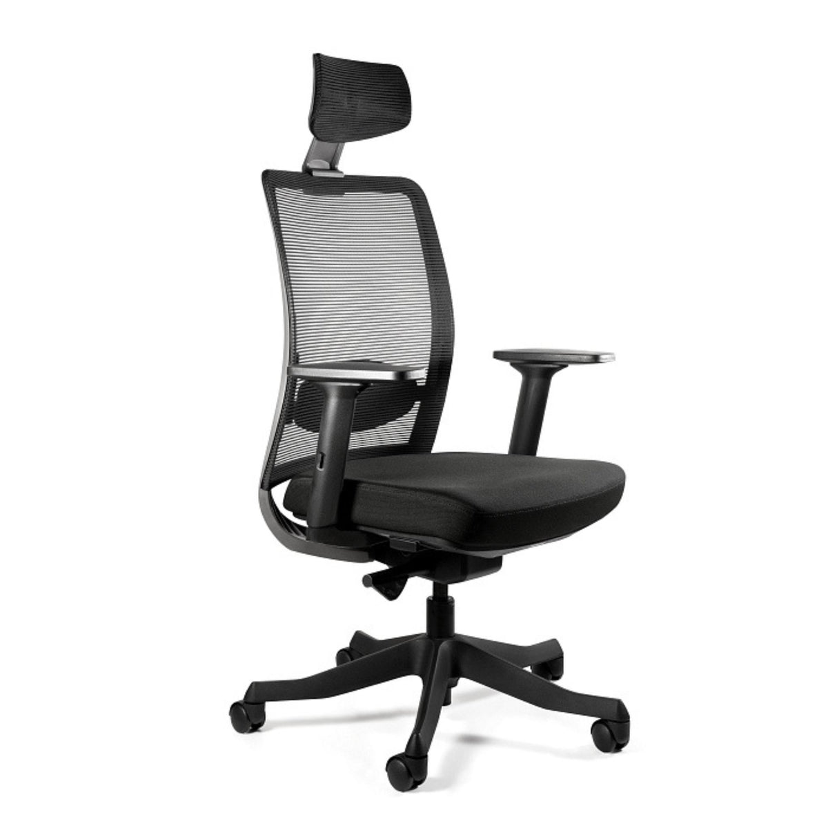 Biroja krēsls ANGGUN, melns - Ergostock.lv