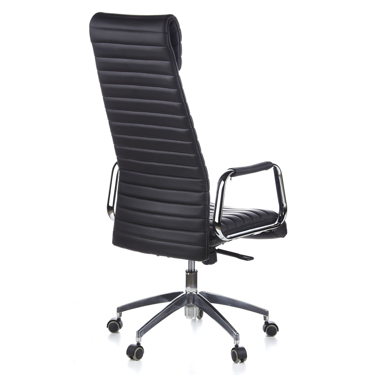 Biroja krēsls ASPERA Nappa Leather Luxus, melns