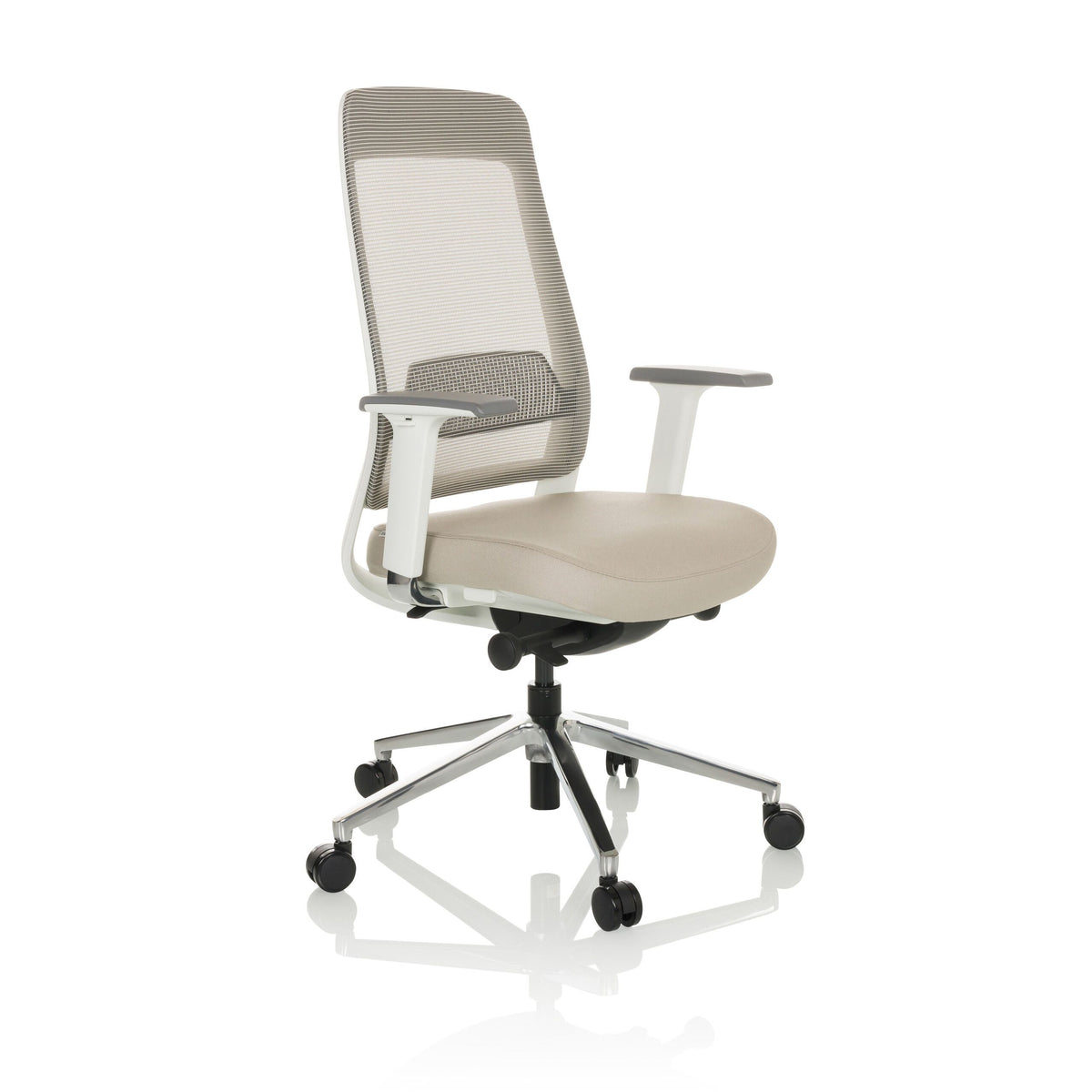 Biroja krēsls CHIARO T2 WHITE - Ergostock.lv