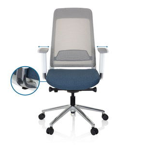 Biroja krēsls CHIARO T2 WHITE - Ergostock.lv