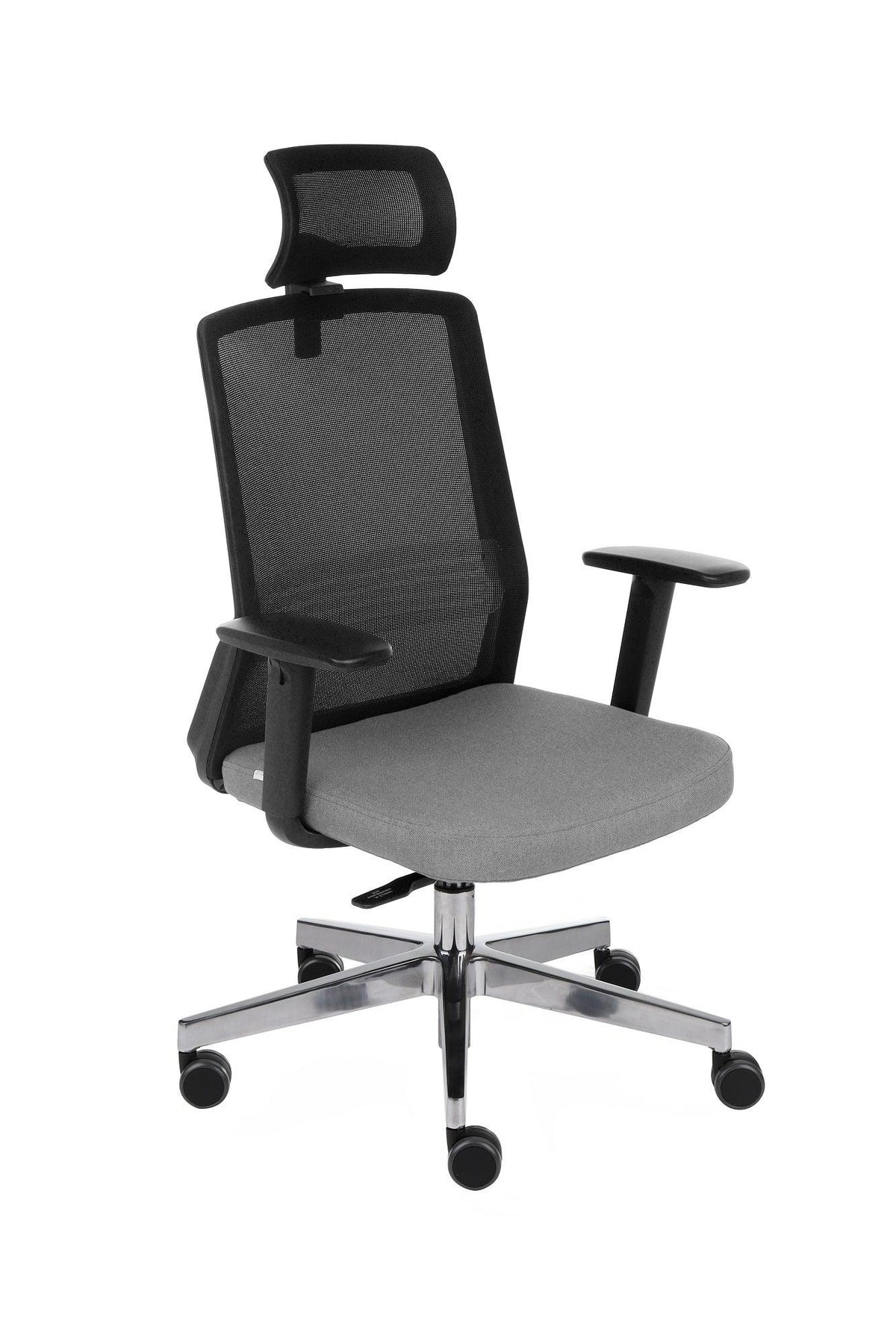 Biroja krēsls COCO HD Medley Black | WH | Chrome-Ergostock