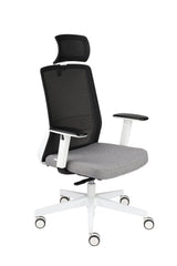 Biroja krēsls COCO HD Medley Black | WH | Chrome-Ergostock