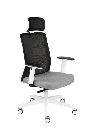 Biroja krēsls COCO HD Medley Black | WH | Chrome-Ergostock