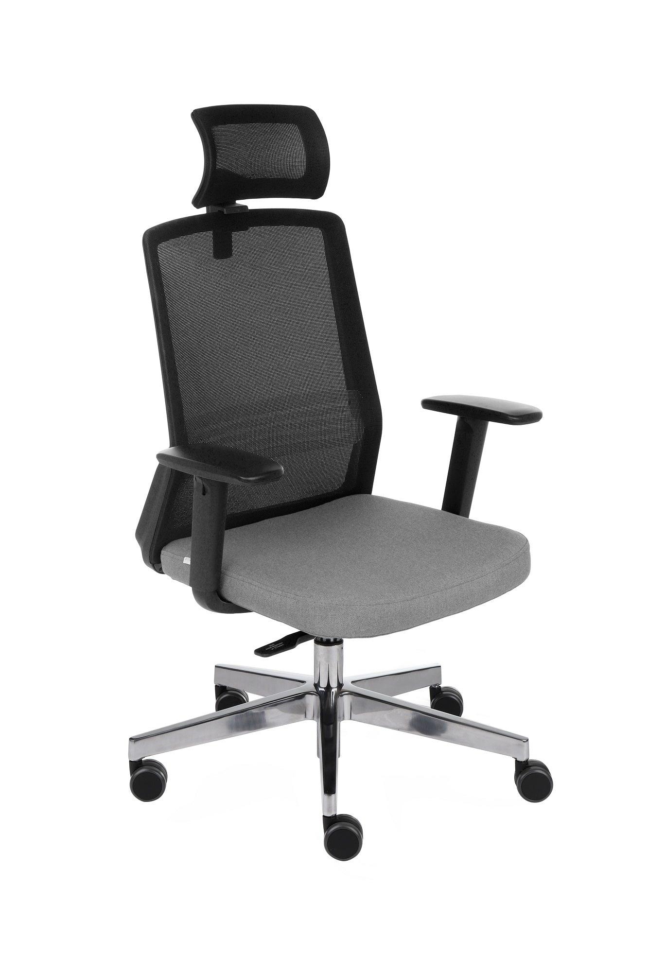 Biroja krēsls COCO HD Medley Black | WH | Chrome-Ergostock