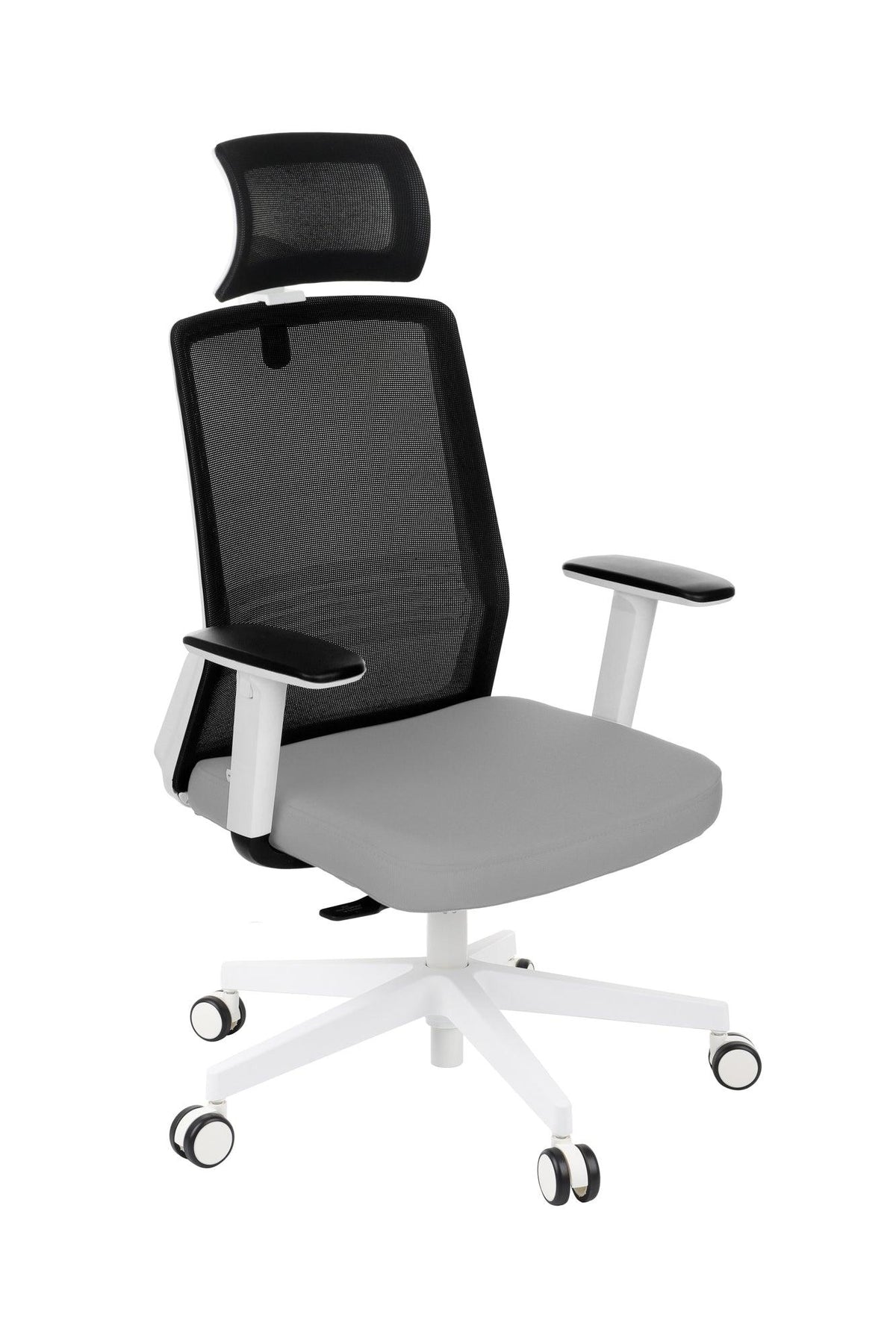 Biroja krēsls COCO HD White Note – Pelēka