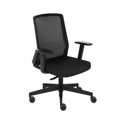 Biroja krēsls COCO Medley Black | WH | Chrome-Ergostock