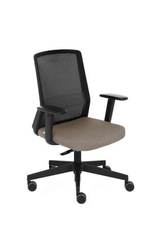 Biroja krēsls COCO Medley Black | WH | Chrome-Ergostock