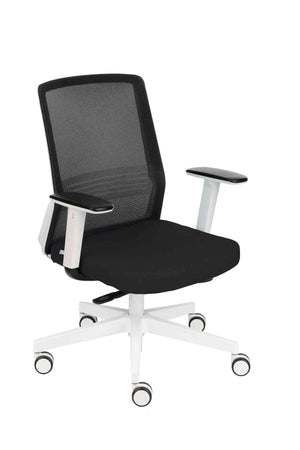 Biroja krēsls COCO Medley Black | WH | Chrome-Ergostock