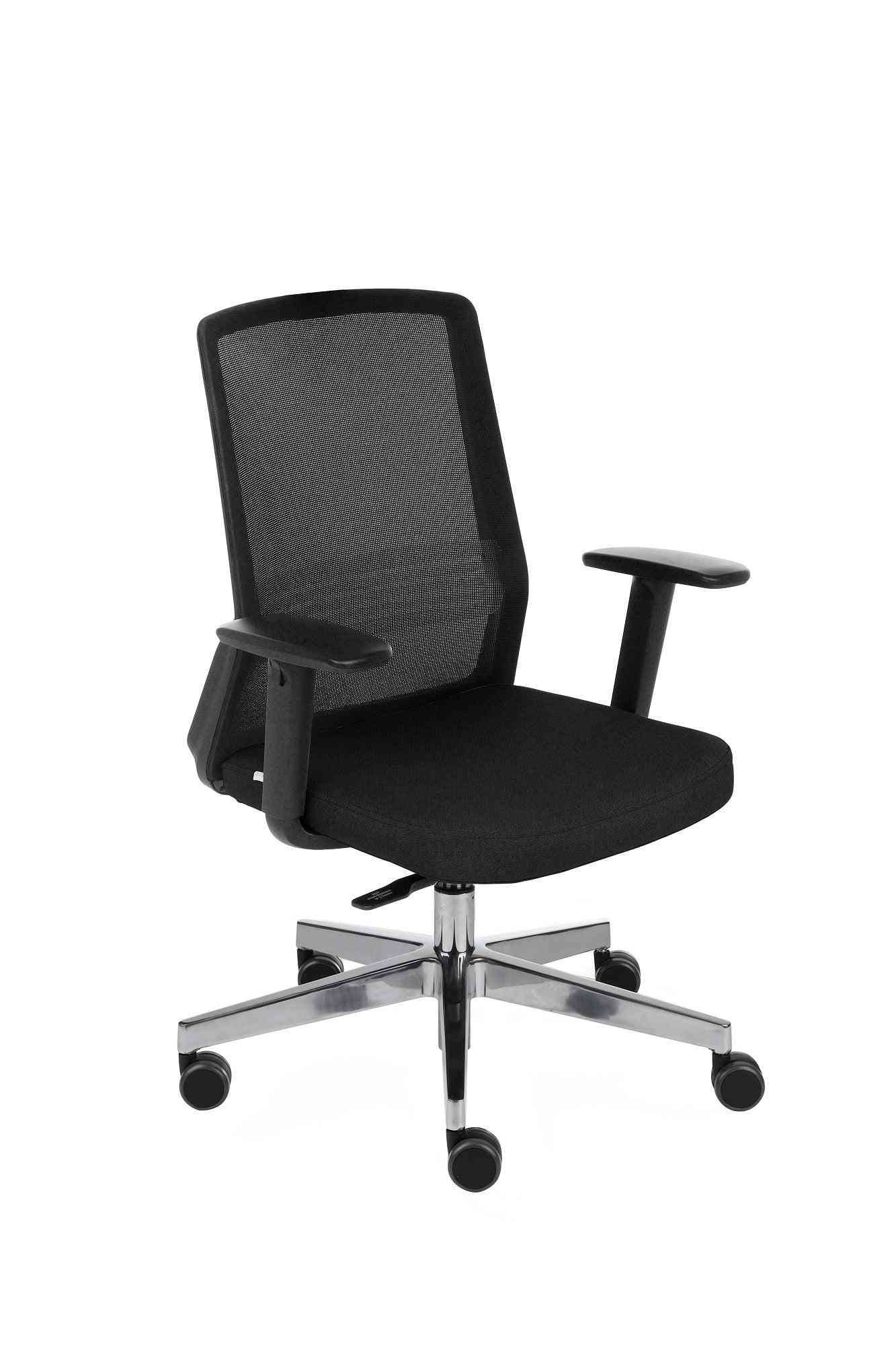 Biroja krēsls COCO Medley Black | WH | Chrome-Ergostock