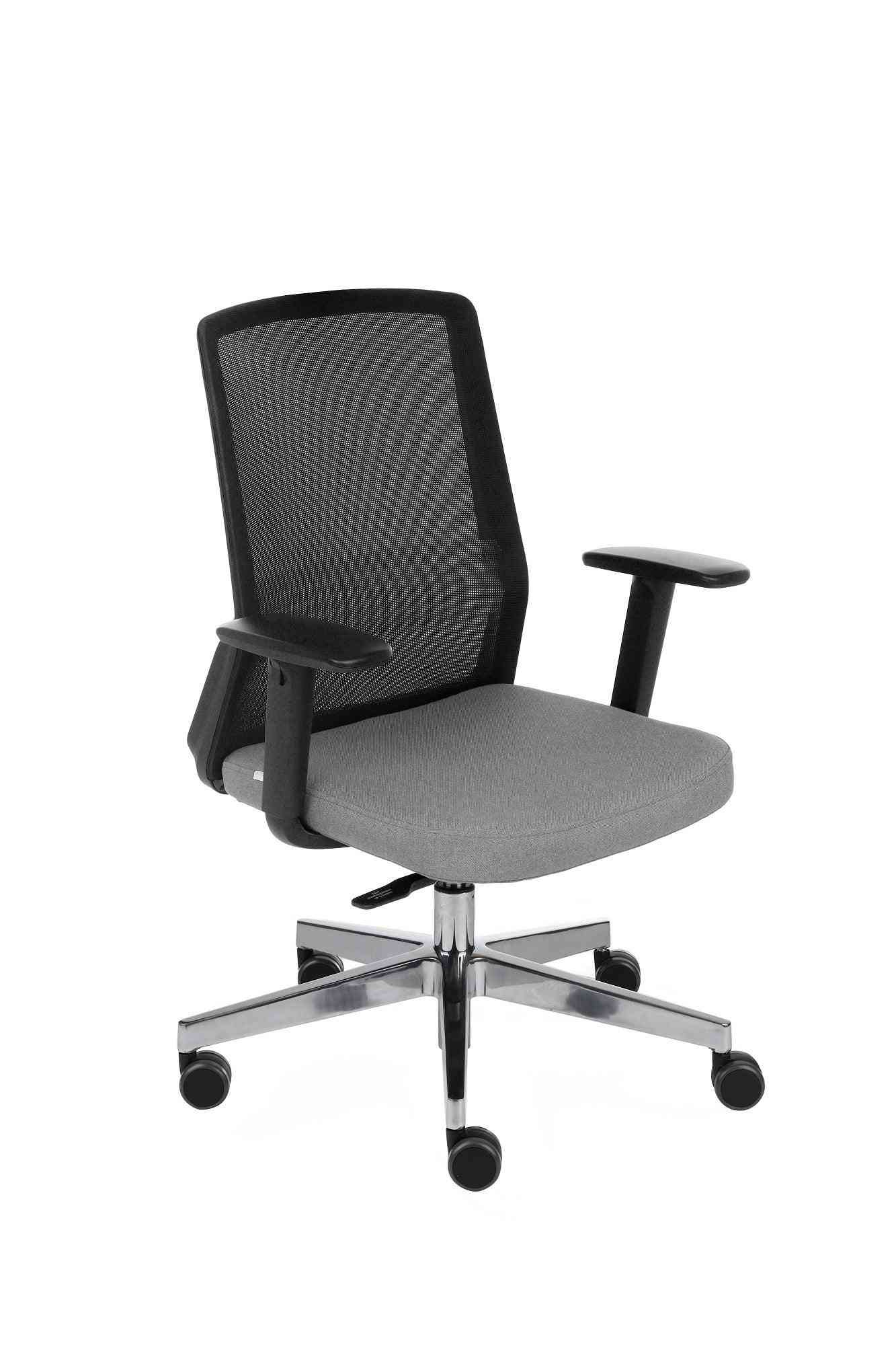 Biroja krēsls COCO Medley Black | WH | Chrome-Ergostock