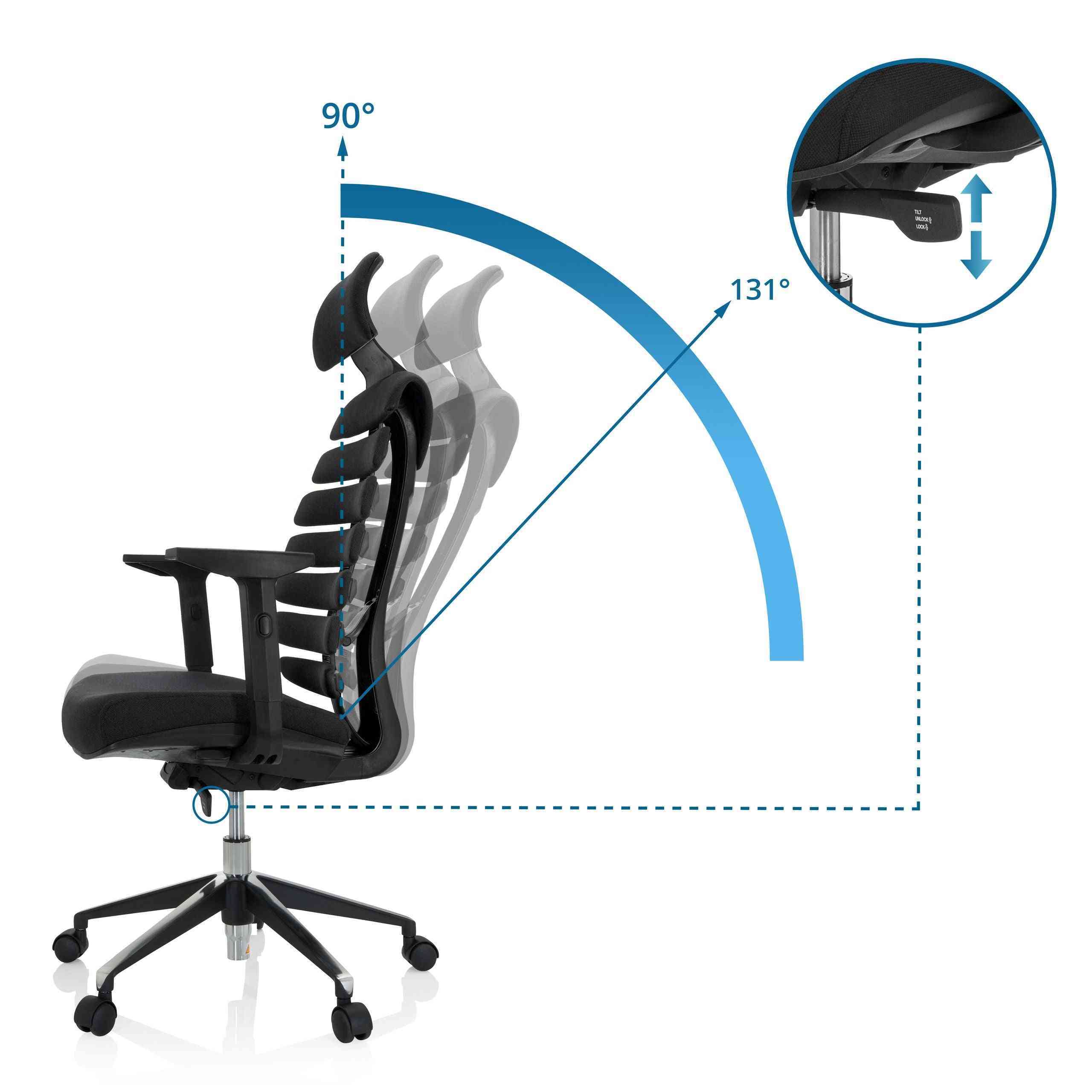 Biroja krēsls ERGO LINE II PRO - Ergostock.lv