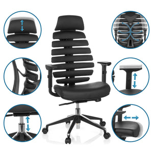 Biroja krēsls ERGO LINE II PRO Leather-Ergostock
